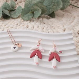 Ohrringe Herzen dreiteilig