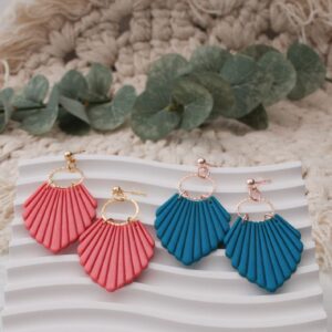 Statement-Ohrringe Fächer