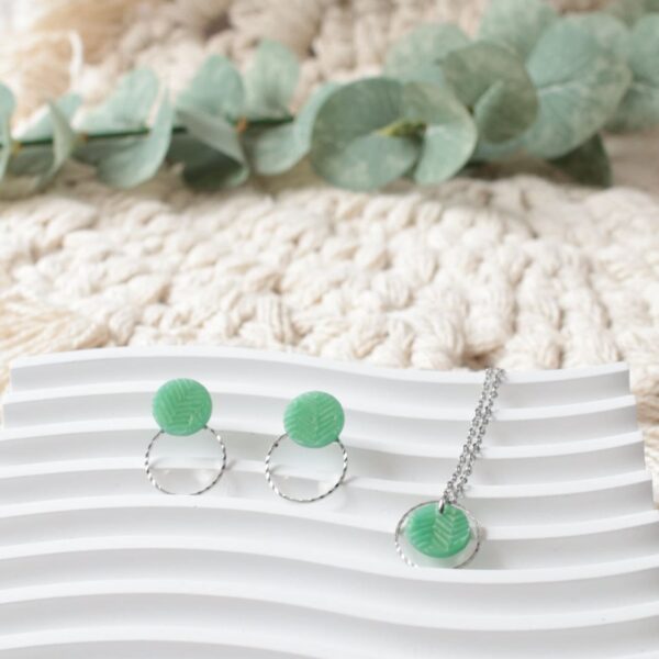 Ohrstecker mit Zierring – Bild 4