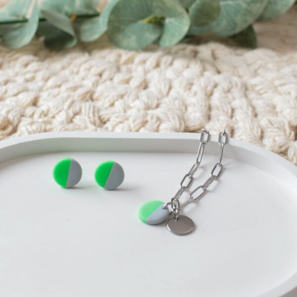 Paperclip-Halskette mit NEON-Anhänger – Bild 6