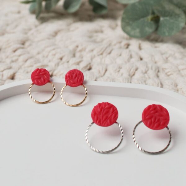Ohrstecker mit Zierring – Bild 9