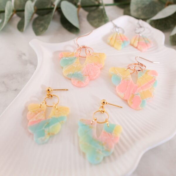 Ohrringe Boho pastell – Bild 8