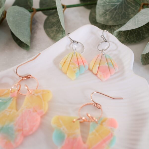 Ohrringe Boho pastell – Bild 7