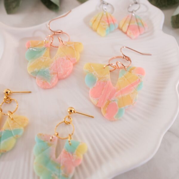 Ohrringe Boho pastell – Bild 6