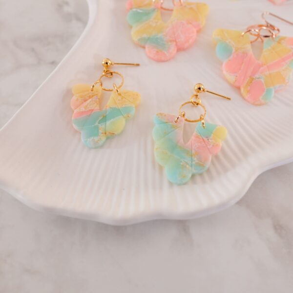 Ohrringe Boho pastell – Bild 5