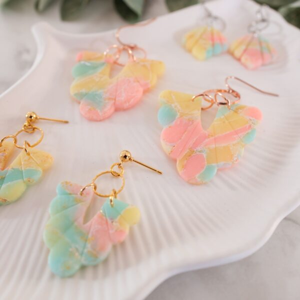 Ohrringe Boho pastell – Bild 4