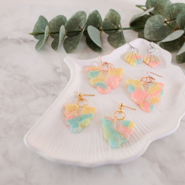 Ohrringe Boho pastell – Bild 3