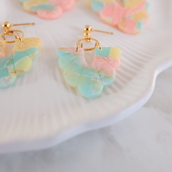 Ohrringe Boho pastell – Bild 2