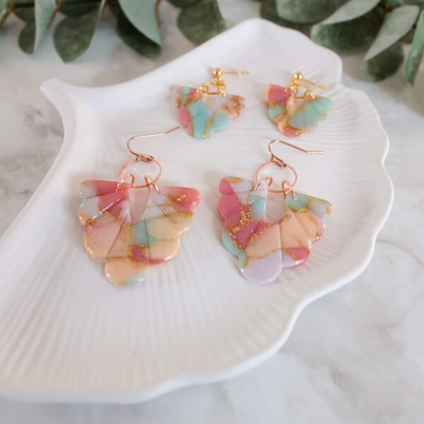 Ohrringe Boho bunt – Bild 2