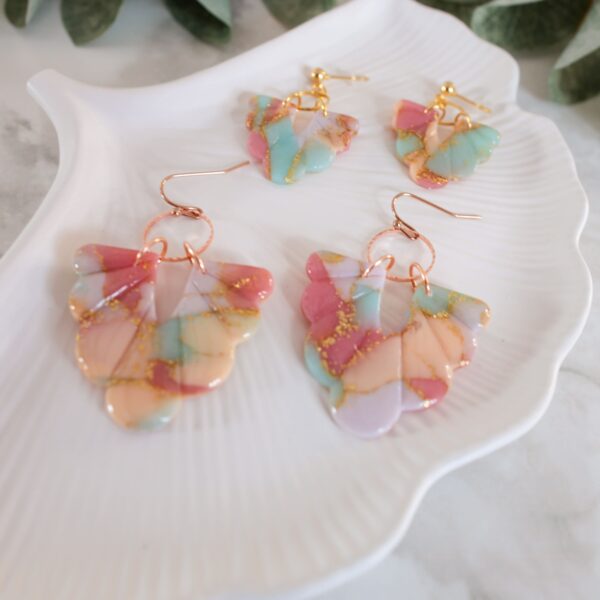 Ohrringe Boho bunt – Bild 4