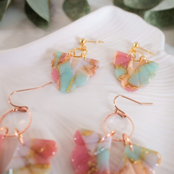 Ohrringe Boho bunt – Bild 3