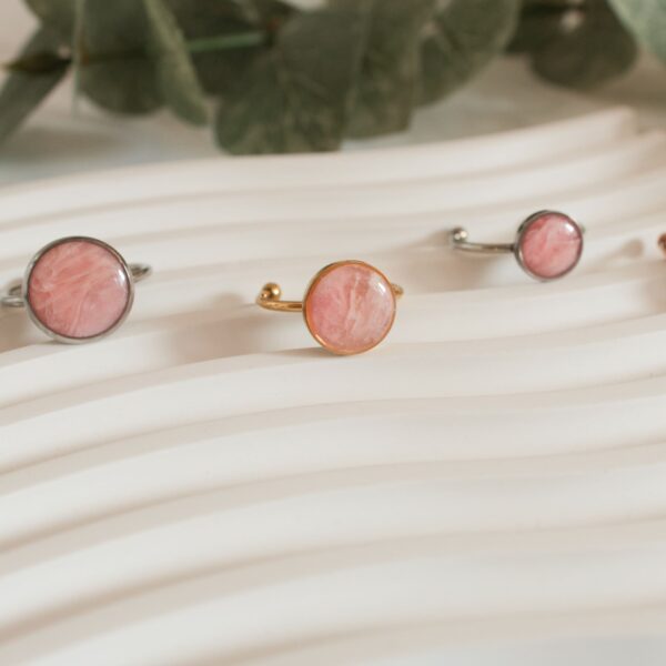 Ringe pink marmoriert – Bild 8