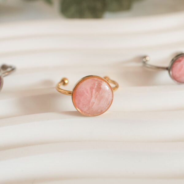 Ringe pink marmoriert – Bild 3