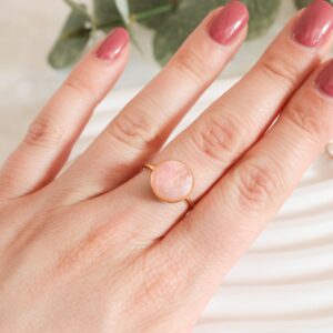 Ringe pink marmoriert