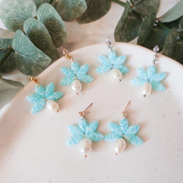 Ohrringe BEACH mit Perle – Bild 2