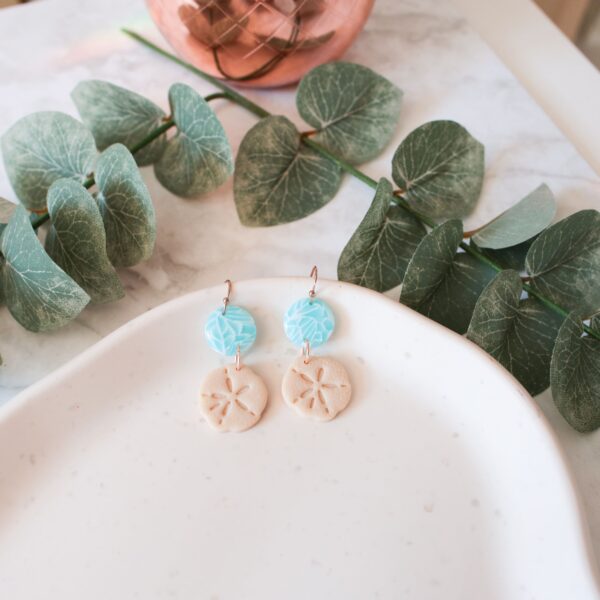 Ohrringe BEACH mit Sand-Dollar – Bild 6